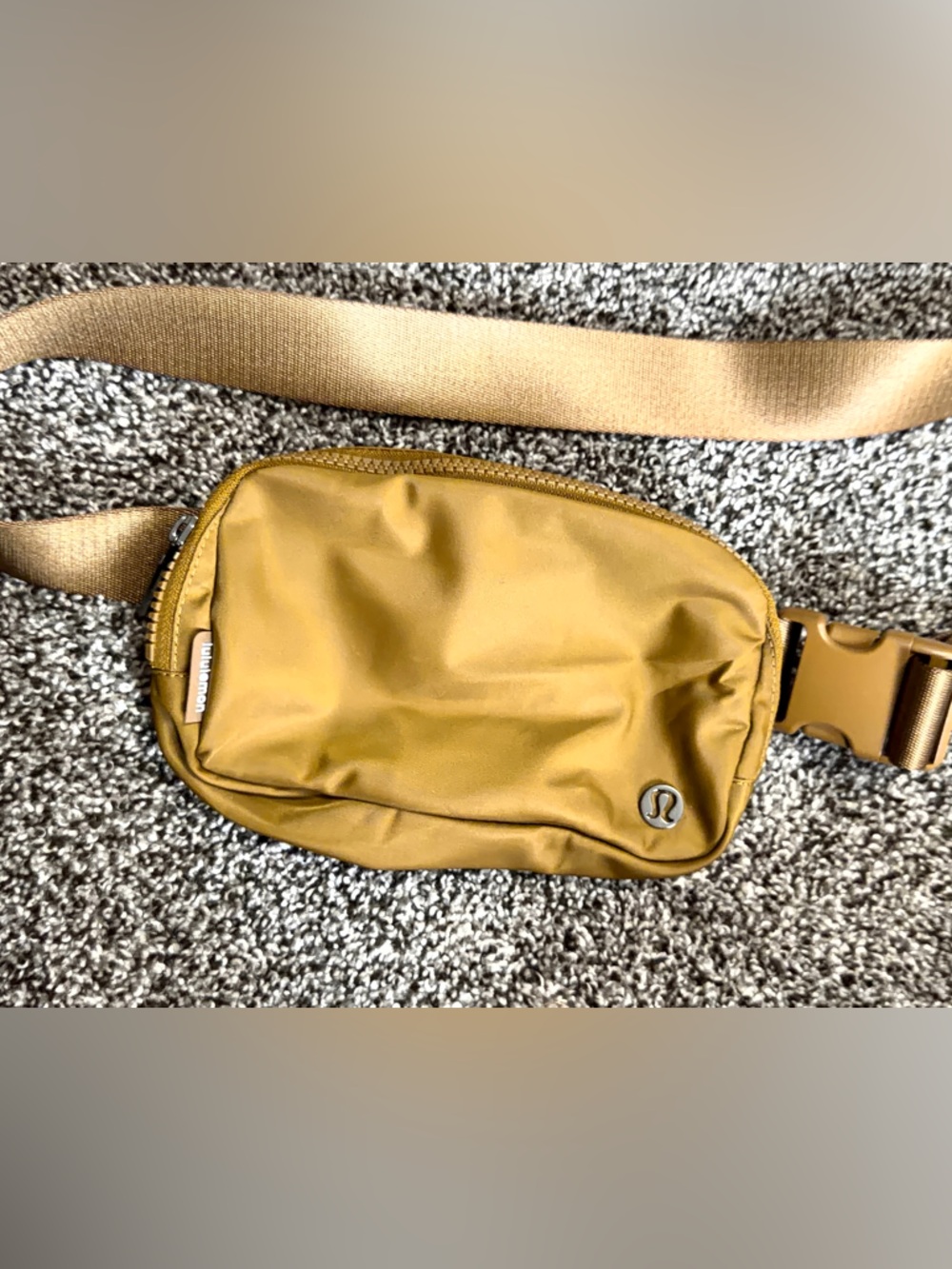 lululemon burnt caramel belt bag